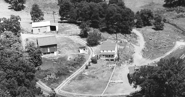 Vintage Aerial photo from 1966 in Dauphin County, PA