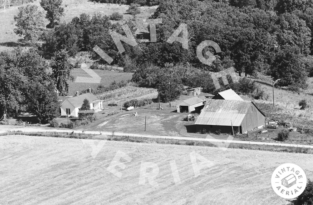 Vintage Aerial Illinois McDonough County 1970 33HMD16