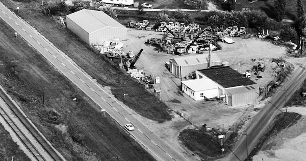 Vintage Aerial photo from 1966 in Sangamon County, IL