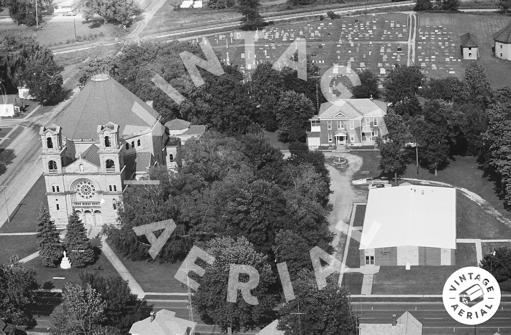 Vintage Aerial Illinois Iroquois County 1981 127NIR3