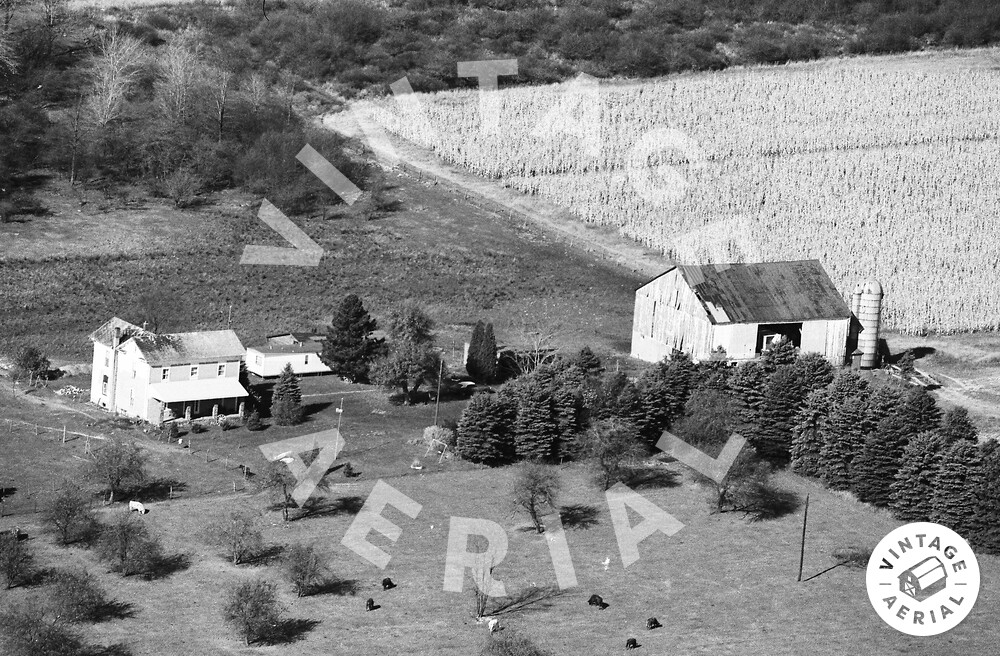 Vintage Aerial Pennsylvania Indiana County 1975 43FIN11