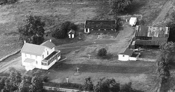 Vintage Aerial photo from 1970 in Mifflin County, PA