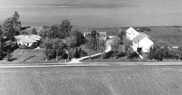 Vintage Aerial photo from 1971 in Macon County, IL