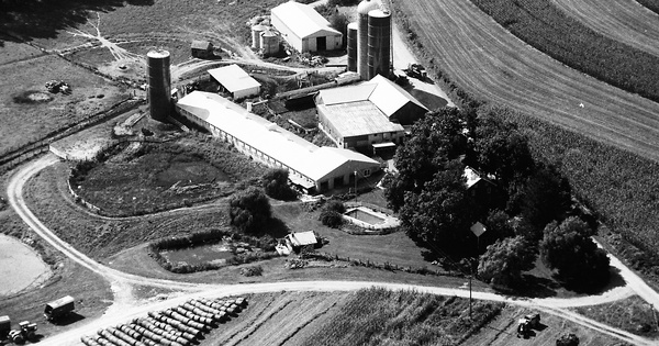 Vintage Aerial photo from 1992 in York County, PA