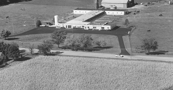 Vintage Aerial photo from 1980 in Kane County, IL