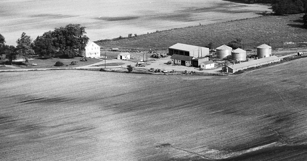 Vintage Aerial photo from 1970 in Fulton County, IL