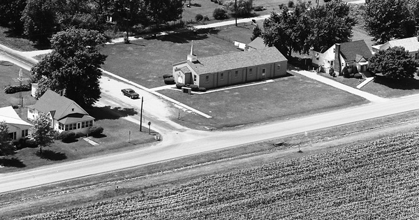 Vintage Aerial photo from 1973 in Ford County, IL