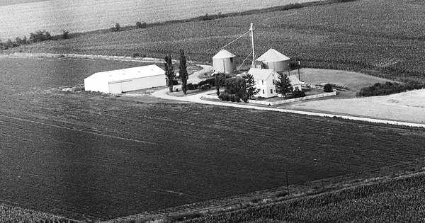Vintage Aerial photo from 1970 in Menard County, IL