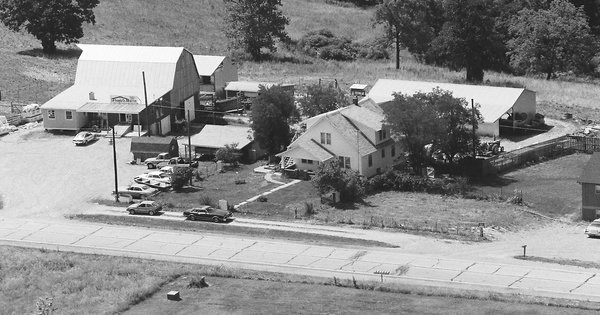 Vintage Aerial photo from 1983 in Osage County, MO