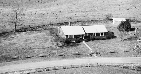 Vintage Aerial photo from 1988 in Tazewell County, VA