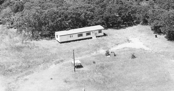 Vintage Aerial photo from 1985 in Montague County, TX