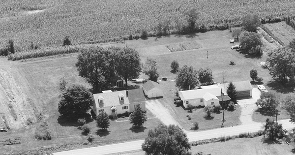 Vintage Aerial photo from 1984 in Meigs County, OH