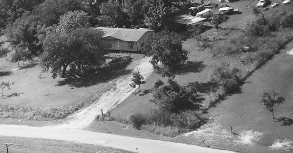 Vintage Aerial photo from 1996 in Wise County, TX