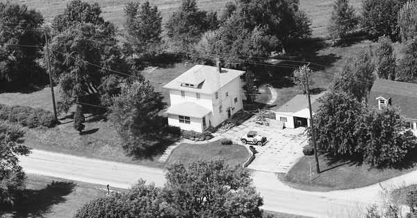 Vintage Aerial photo from 1983 in Erie County, OH
