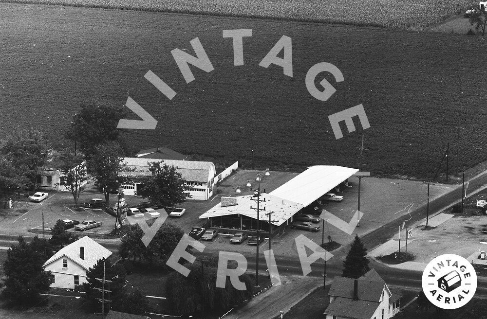 Vintage Aerial Ohio Van Wert County 1967 24CVW4