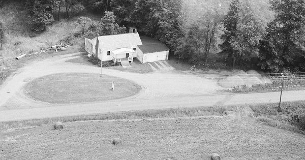 Vintage Aerial photo from 1983 in Carroll County, OH