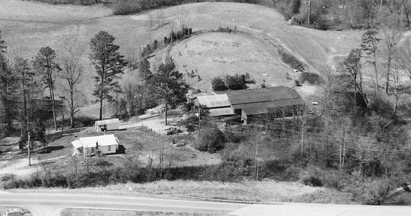 Vintage Aerial photo from 1995 in Caldwell County, NC