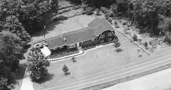 Vintage Aerial photo from 1982 in Lincoln County, NC
