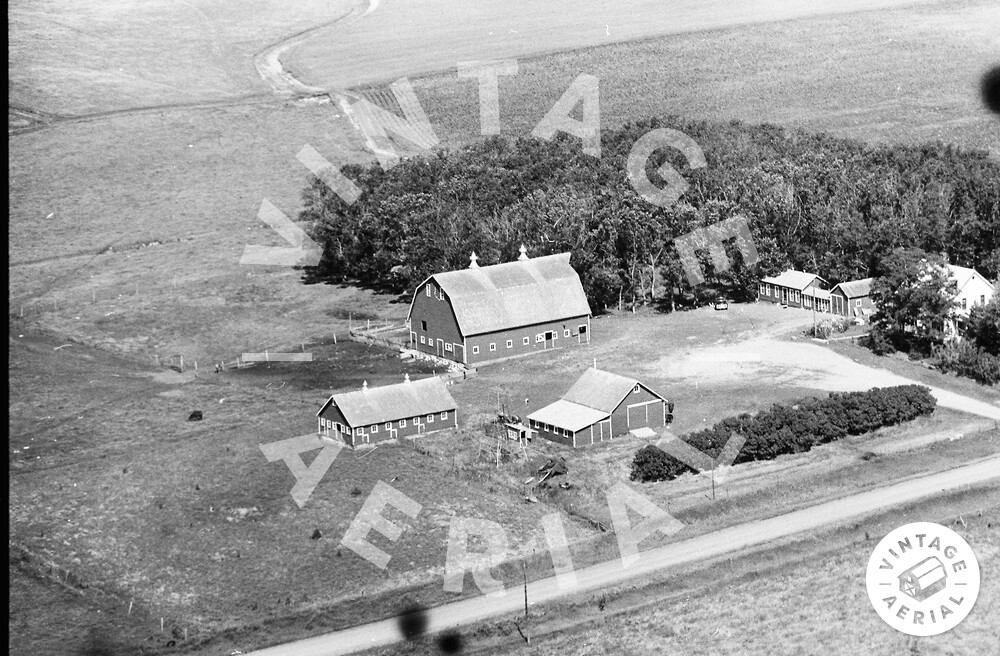 Vintage Aerial South Dakota Moody County 1969 19BMO1