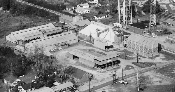 Vintage Aerial photo from 1985 in Coffee County, AL