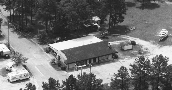 Vintage Aerial photo from 1990 in Oconee County, SC