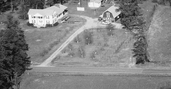 Vintage Aerial photo from 1991 in Northampton County, NC