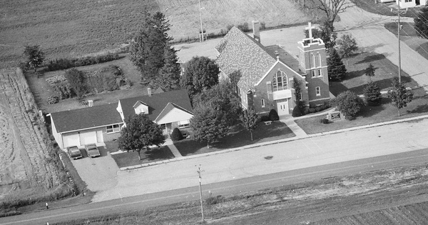 Vintage Aerial photo from 1978 in Columbia County, WI