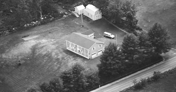 Vintage Aerial photo from 1992 in Cumberland County, ME