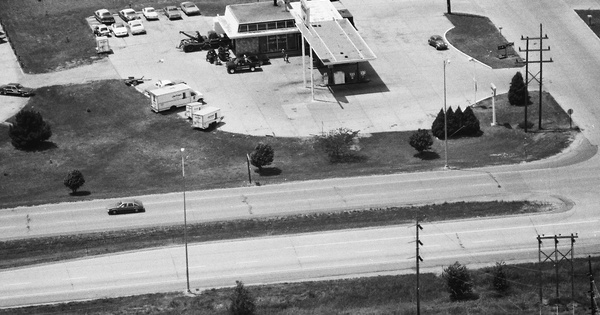 Vintage Aerial photo from 1985 in Kearney County, NE