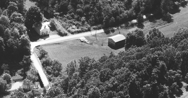 Vintage Aerial photo from 1985 in Doddridge County, WV