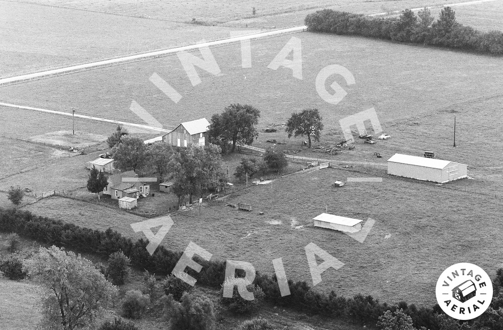 Vintage Aerial Missouri Adair County 1974 29GAD12