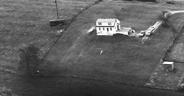 Vintage Aerial photo from 1973 in Clarke County, VA