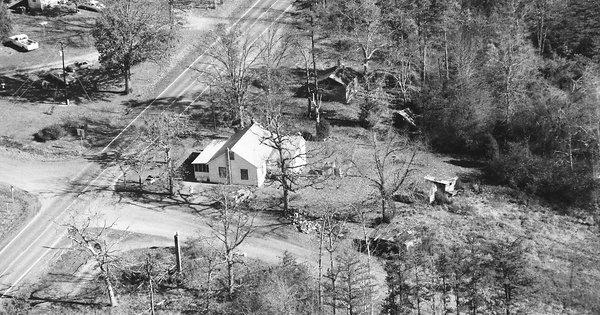 Vintage Aerial photo from 1994 in Buckingham County, VA