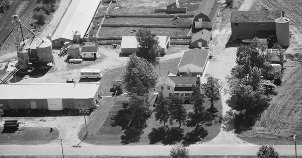 Vintage Aerial photo from 1979 in Walworth County, WI