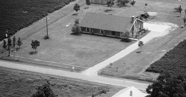 Vintage Aerial photo from 1988 in St. Landry Parish, LA