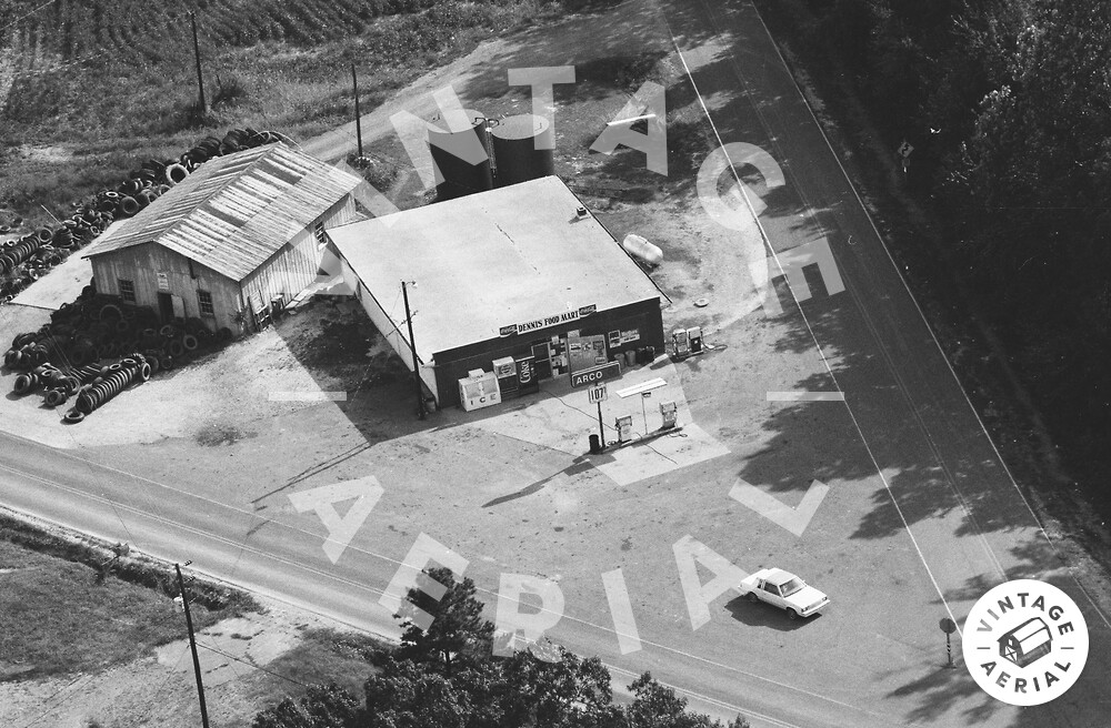 Vintage Aerial North Carolina Anson County 1984 28RAN28