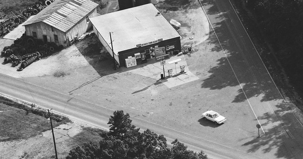 Vintage Aerial photo from 1984 in Anson County, NC