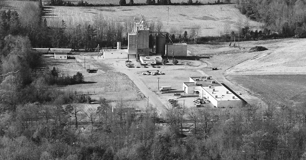 Vintage Aerial photo from 1984 in Randolph County, NC