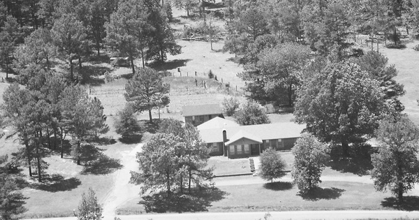 Vintage Aerial photo from 1987 in Grenada County, MS