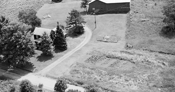 Vintage Aerial photo from 1982 in Crawford County, PA