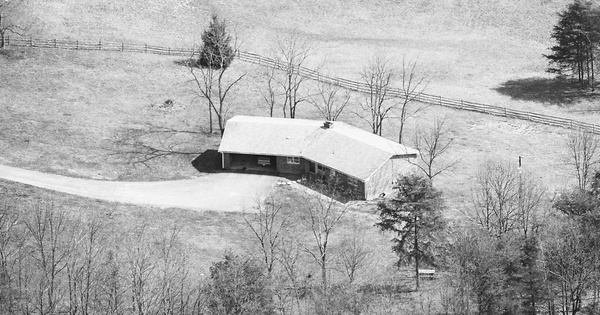 Vintage Aerial photo from 1990 in Augusta County, VA