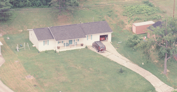 Vintage Aerial photo from 1993 in Lawrence County, OH