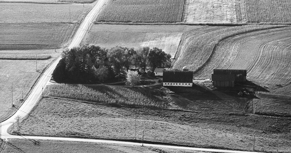Vintage Aerial photo from 1973 in Vernon County, WI