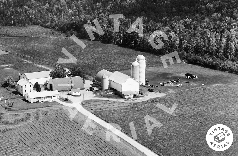 Vintage Aerial Wisconsin Shawano County 1978 64JSH2