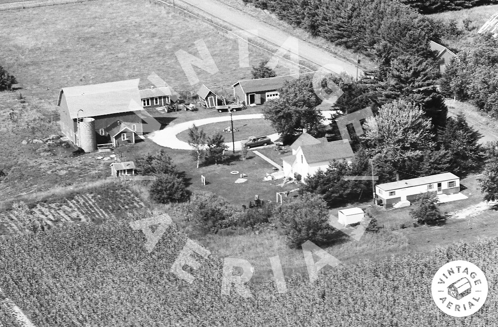 Vintage Aerial Wisconsin Trempealeau County 1973 44HTR10