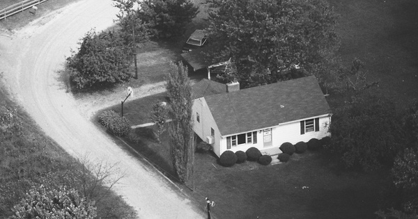 Vintage Aerial photo from 1986 in Forsyth County, NC