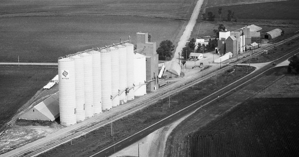 Vintage Aerial photo from 1984 in O'Brien County, IA