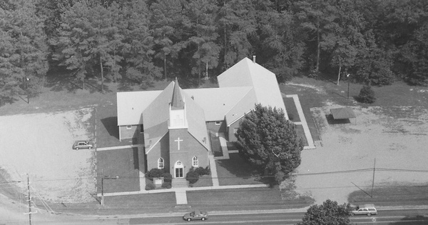 Vintage Aerial photo from 1996 in Northumberland County, VA