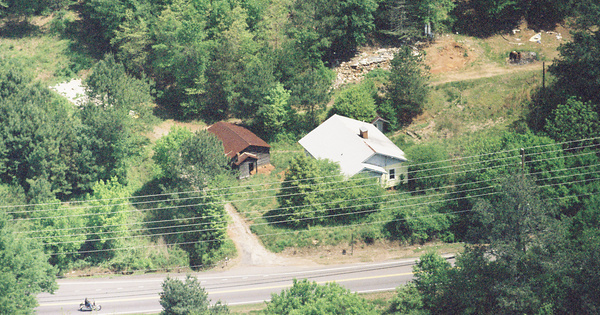 Vintage Aerial photo from 1998 in Cherokee County, GA