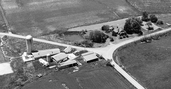 Vintage Aerial photo from 1991 in Alleghany County, NC